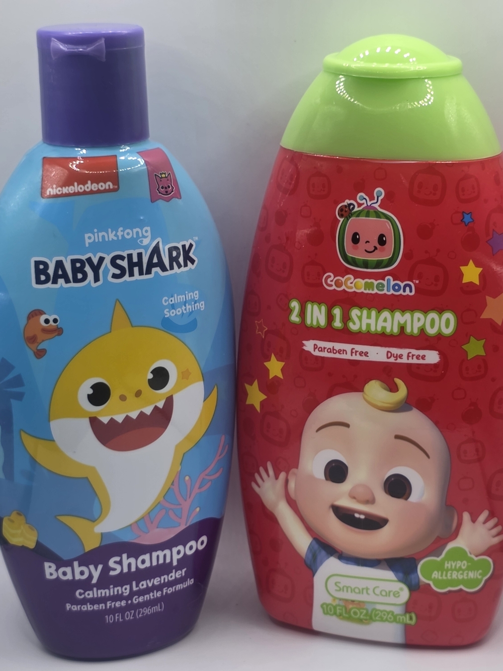 Set of Baby Shark Shampoo (Calming Lavender) & Cocomelon 2in1 Shampoo (Unscented
